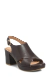 Söfft Liv Slingback Platform Sandal In Black
