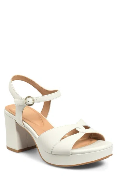 Söfft Lucille Ankle Strap Platform Sandal In Multi