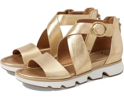 Söfft Mackenna Sf0082003 Sandals Women's Gold Leather Back Zipper Zogg1287