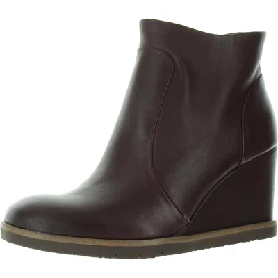 Söfft Maguire Womens Zipper Leather Wedge Boots In Multi