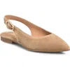 Söfft Marcella Slingback Pointed Toe Pump In Brown
