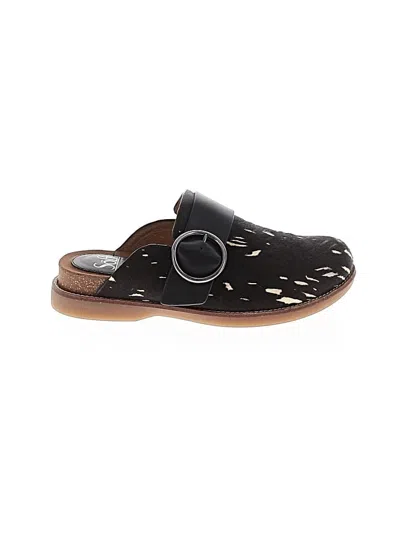 Pre-owned Söfft Mule/clog In Black