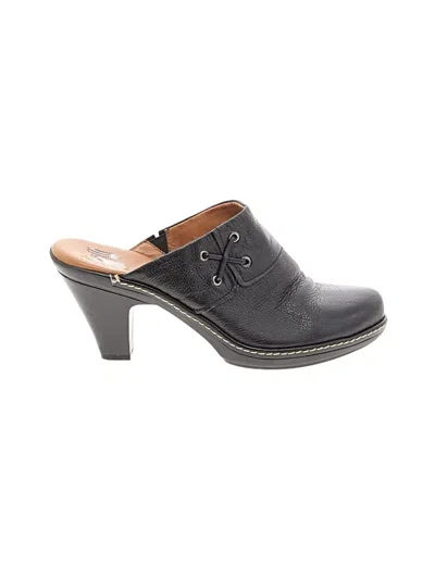 Pre-owned Söfft Mule/clog In Black