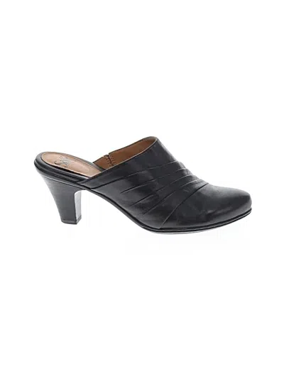 Pre-owned Söfft Mule/clog In Black