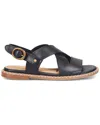 Söfft Nadia Leather Sandal In Black