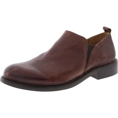 Söfft Naisbury Ii Womens Leather Block Heel Ankle Boots In Brown