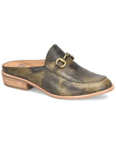 Söfft Naoko Leather Mule In Green