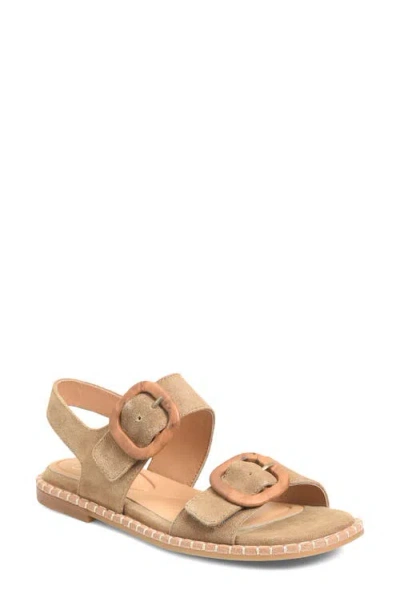 Söfft Napa Slingback Sandal In Oak Brown