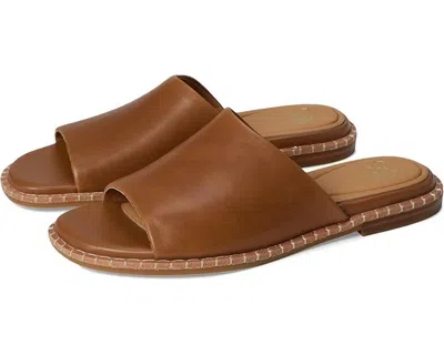 Söfft Noble Ii Sandals Wosand Leather Open Toe Slip On Slide Zogg1327 In Brown