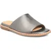 Söfft Noble Ii Slide Sandal In Dark Pewter