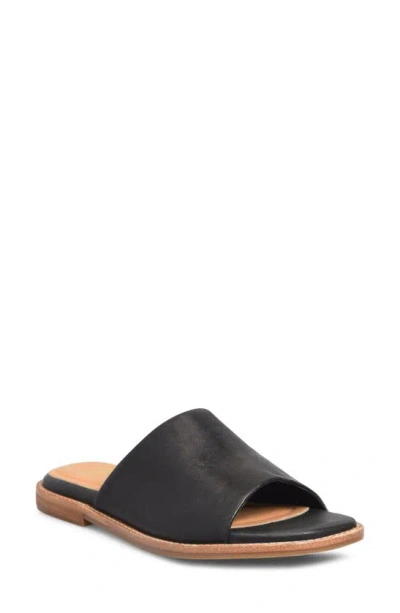 Söfft Noble Slide Sandal In Black