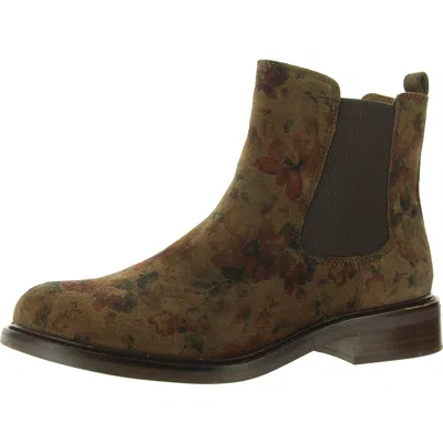 Söfft Pamella Womens Printed Man Made Chelsea Boots In Brown