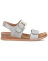 Söfft Peggie Leather Sandal In Gray