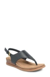 Söfft Penelope Slingback Wedge Sandal In Black