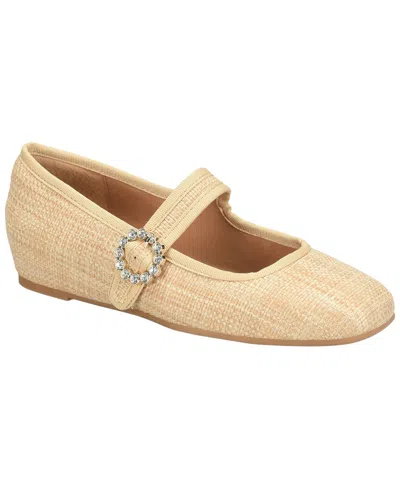 Söfft Peyton Mary Jane Flat In Neutral