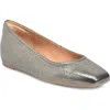 Söfft Poppy Square Toe Flat In Brown
