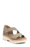 Söfft Pru Sandal In Pale Olive