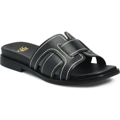 Söfft Rachel Slide Sandal In Black