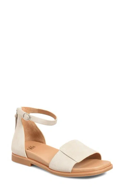 Söfft Reyna Ankle Strap Sandal In White