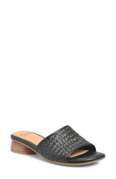 Söfft Sahara Slide Sandal In Black