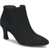 Söfft Sasha Ankle Boot In Black Suede In Black