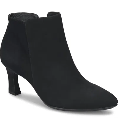 Söfft Sasha Ankle Boot In Black Suede