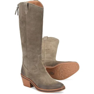 Söfft Shelby Sf0102380 Boots Women's Us 8 Gray Suede Knee High Western Khd1733
