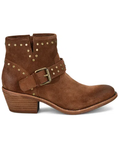 Söfft Sofft Allene Studded Suede Bootie In Brown