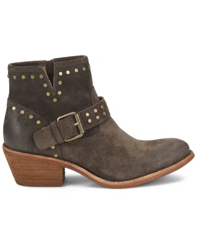 Söfft Sofft Allene Studded Suede Bootie In Brown