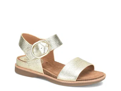 Söfft Sofft Bali Sandal In Silver