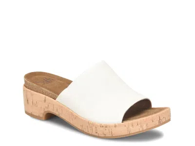 Söfft Sofft Cass Platform Sandal In White