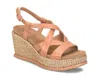 Söfft Devyn Slingback Espadrille Platform Wedge Sandal In Brown