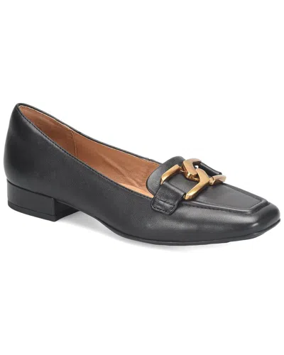 Söfft Sofft Erica Leather Flat In Erica Black