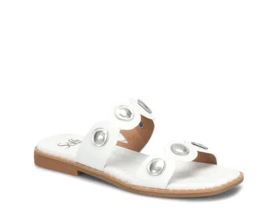 Söfft Sofft Ezra Sandal In White