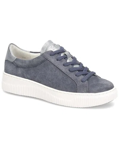 Söfft Sofft Fianna Suede Sneaker In Fianna Washed Indigo/steel