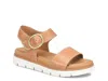 Söfft Gweneth Ankle Strap Platform Sandal In Brown