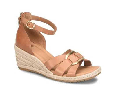 Söfft Sofft Ivy Espadrille Wedge Sandal In Brown
