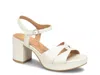 Söfft Lucille Ankle Strap Platform Sandal In White