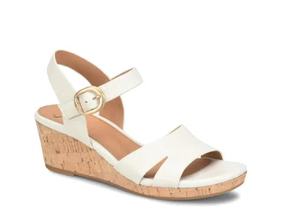 Söfft Sofft Vanessa Wedge Sandal In White