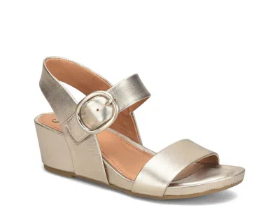 Söfft Sofft Vaya Wedge Sandal In Gold