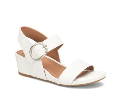 Söfft Sofft Vaya Wedge Sandal In White