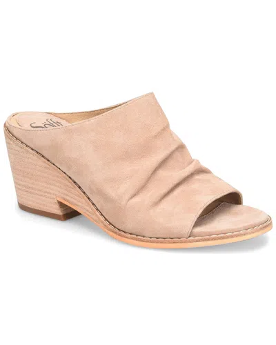 Söfft Strathmore Suede Sandal In Beige