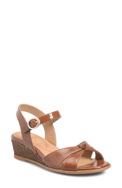 Söfft Summer Slingback Platform Wedge Sandal In Multi