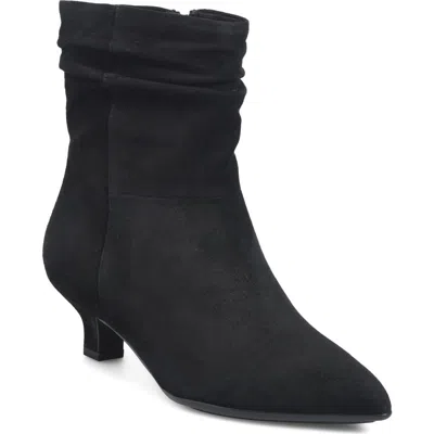 Söfft Suzan Leather Bootie In Black