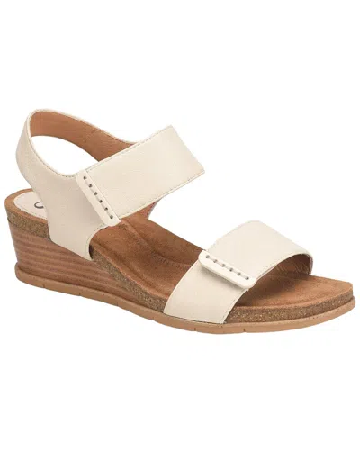 Söfft Verdi Ii Leather Sandal In White