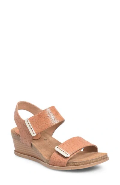 Söfft Verdi Ii Slingback Wedge Sandal In Orange