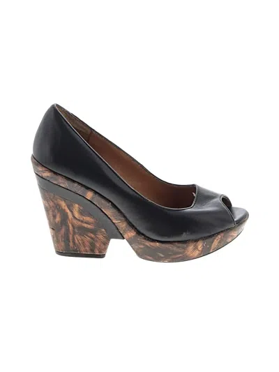 Pre-owned Söfft Wedges In Black