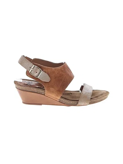 Pre-owned Söfft Wedges In Brown