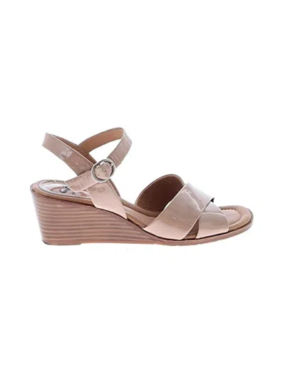 Pre-owned Söfft Wedges In Brown