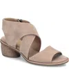 Söfft Women's Camille Side Zip Sandals In Stone In Neutral